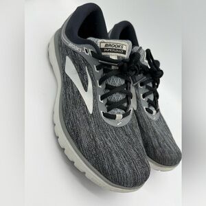 Brooks PureFlow 7 Women’s Running Shoes — Size 10.5 Medium — Grey/Black